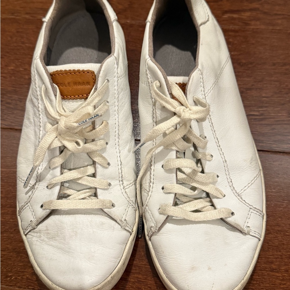 Cole Haan women's Classic White Leather Sneakers